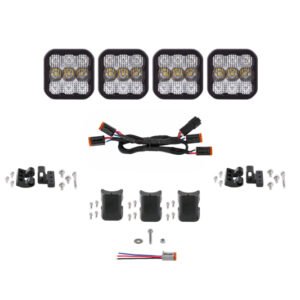 Diode Dynamics SS5 Sport Universal CrossLink 4-Pod Lightbar - White Combo