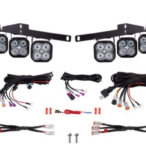 Diode Dynamics 17-20 Ford Raptor SS3 LED Fog Light Kit - White Pro