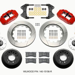 Wilwood Narrow Superlite 6R Front Hub Kit 14.00in Red WWE ProSpindle (5x4.75in 5x5.00in Hub)