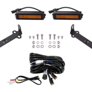 Diode Dynamics 14-21 Toyota 4Runner Stage Series SAE/DOT LED Lightbar Kit - Amber SAE/DOT Wide