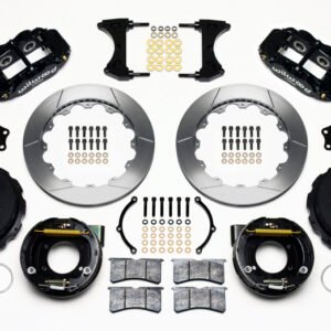 Wilwood Narrow Superlite 4R Rear P-Brk Kit 12.88in Mopar/Dana 2.36in Off w/Snap Ring Bearing