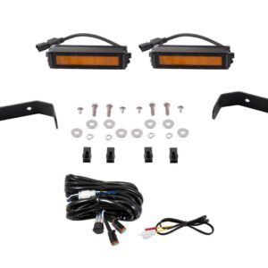 Diode Dynamics 19-21 Ford Ranger SS6 LED Lightbar Kit - Amber Wide