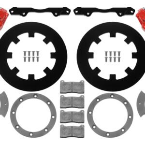 Wilwood 17-21 Can-Am X3RS Red 6-Piston Front Kit 11.25in - Undrilled Rotors