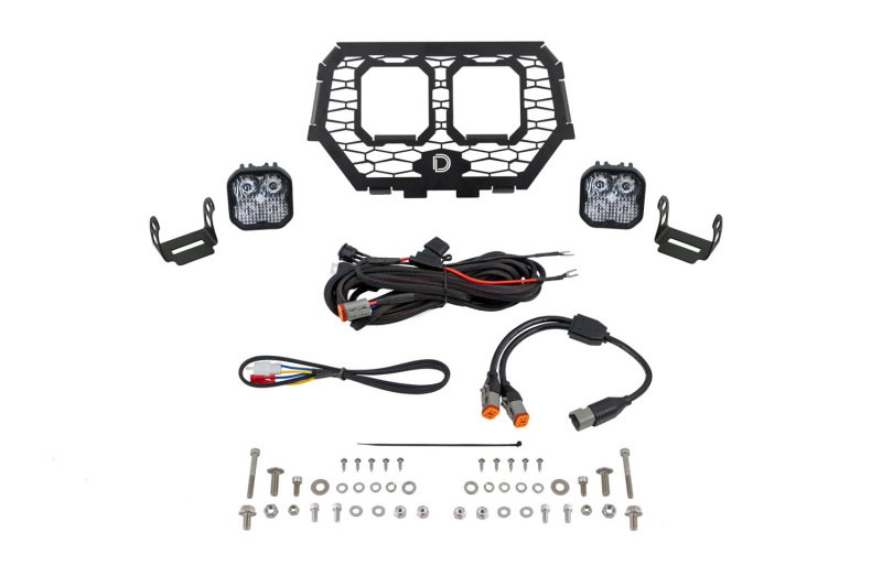 Diode Dynamics 14-18 Polaris RZR XP Stage Series LED Grille Kit - Sport White Combo
