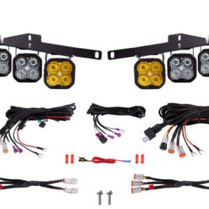 Diode Dynamics 17-20 Ford Raptor SS3 LED Fog Light Kit - Yellow Sport