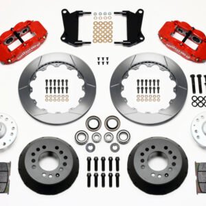 Wilwood Narrow Superlite 6R Front Hub Kit 12.88in Red 67-69 Camaro 64-72 Nova Chevelle