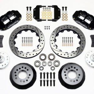 Wilwood Narrow Superlite 6R Front Hub Kit 12.88in Drilled Magnum Force Drop Spindle
