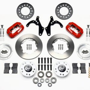 Wilwood Forged Dynalite Front Kit 11.00in Red 55-57 Chevy
