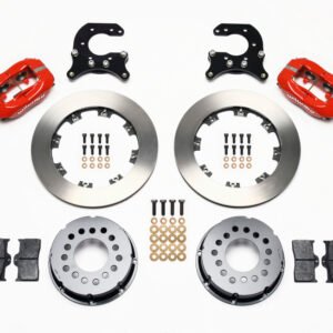 Wilwood Forged Dynalite P/S Rear Kit Red Small Ford 2.66in Offset