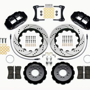 Wilwood Narrow Superlite 6R Front Hat Kit 14.00in Drilled 2008-up Hyundai Genesis Coupe w/Lines