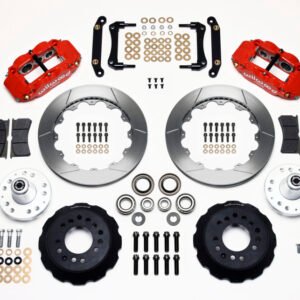 Wilwood Narrow Superlite 6R Front Hub Kit 12.88in Red 70-78 Camaro (*Line Kit Needed*)