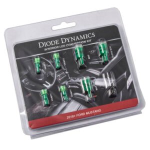 Diode Dynamics Mustang Interior LED Light Kit 18-19 Mustang Stage 1 - Green