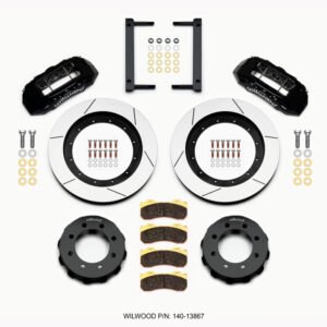 Wilwood TX6R Front Kit 16.00in Black 2005-2012 Ford F250/F350 4WD