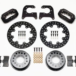 Wilwood Forged Dynalite Rear Drag Kit Drilled Rotor Chevy 12 Bolt-Spec 3.15in Bearing