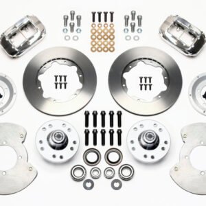 Wilwood Forged Dynalite Front Kit 11.00in Polished 37-48 Ford Psgr. 360 Plate Mount