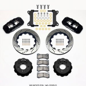 Wilwood AERO6 Front Hat Kit 14.00 Drilled 63-87 C10 w/ Wilwood Pro Spindles