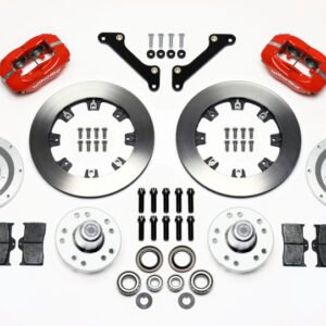 Wilwood Forged Dynalite Front Kit 12.19in Drilled Red 70-78 Camaro
