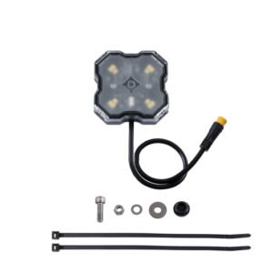 Diode Dynamics Stage Series Single Color LED Rock Light - White Diffused M8 (one)