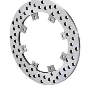 Wilwood Rotor-SuperAlloy-Rear Drag-Drilled 11.44 x .350 - Dynamic (Snap Ring Mnt)