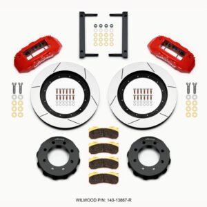 Wilwood TX6R Front Kit 16.00in Red 2005-2012 Ford F250/F350 4WD