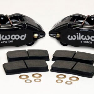 Wilwood DPHA Front Caliper & Pad Kit Black Honda / Acura w/ 262mm OE Rotor