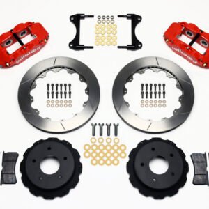 Wilwood Narrow Superlite 4R Rear Kit 12.88in Red 65-82 Corvette C2/C3