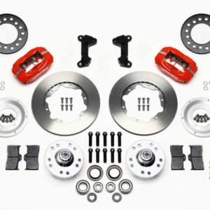 Wilwood Forged Dynalite Front Kit 11.00in Red 74-80 Pinto/Mustang II Disc Spindle only