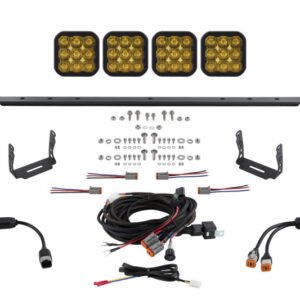Diode Dynamics 14-23 Toyota 4Runner SS5 Stealth Grille LED 4-Pod Kit - Sport Yellow Driving