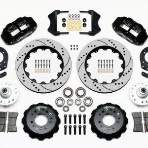 Wilwood Narrow Superlite 6R Front Hub Kit 14.00in Drilled 1965-1969 Mustang Drum Spindle