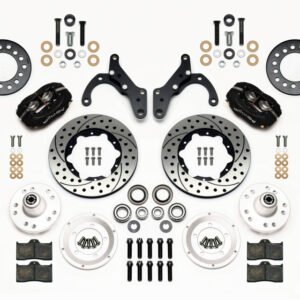 Wilwood Forged Dynalite Front Kit 11.00in Drilled 69-70 Impala Drum/Disc 69-82 Vette
