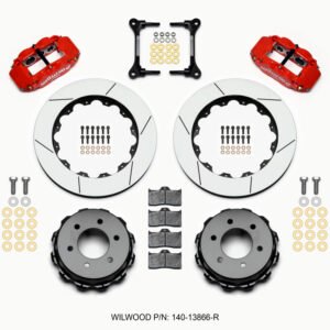 Wilwood Narrow Superlite 4R RearTruck Kit 14.25in Red 2012-Up Ford F150 (6 lug)