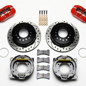Wilwood Dynapro Low-Profile 11.00in P-Brake Kit Drill-Red 93-97 Camaro/Firebird 2.75in Offset