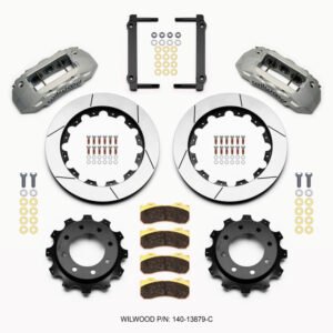 Wilwood TX6R Rear Kit 16.00in Clear Ano 1999-2010 GM Trk 2500 HD 4.84 Cntr