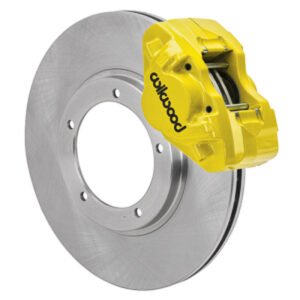 Wilwood 69-74 Porsche 911 D31 11.10in. Front Brake Kit w/ Flex Lines - Yellow
