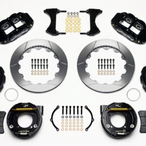 Wilwood Narrow Superlite 4R Rear P-Brk Kit 12.88in 58-64 Olds/Pontiac Ends 2.81in Offset