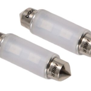 Diode Dynamics 41mm HP6 LED Bulb - Amber (Pair)