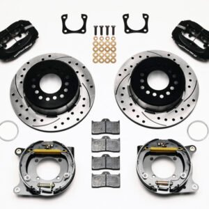 Wilwood Forged Dynalite P/S Park Brake Kit Drilled Chevy 12 Bolt-Spec 3.15in Bearing
