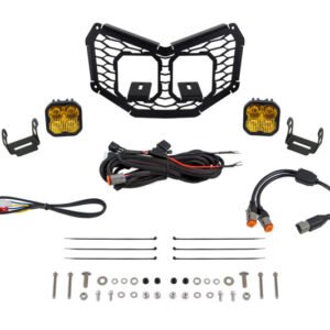 Diode Dynamics 17-24 Can-Am Maverick X3 Stage Series LED Grille Kit - Pro Yellow Combo