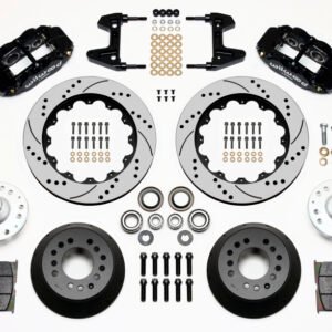 Wilwood Narrow Superlite 6R Front Hub Kit 14.00in Drilled 74-80 Pinto/Mustang II Disc Spindle only