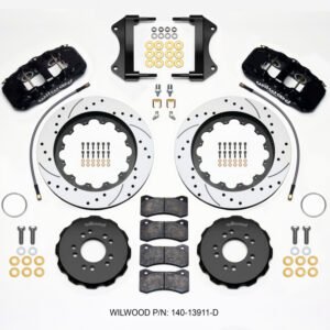 Wilwood AERO6 Front Hat Kit 15.00 Drilled 2014-up Corvette C7 w/Lines